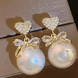 PolluxCraft Gold Plated Contemporary Drop Earrings image 3