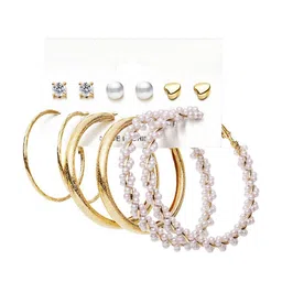 Peora Gold-Toned Contemporary Hoop Earrings image 2