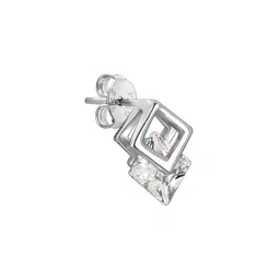 GIVA 925 Silver Quadrangle Earrings image 3