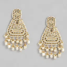 Peora Gold-Plated Classic Drop Earrings image 2