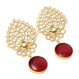 Ozanoo Gold-Plated Drop Earrings image 2