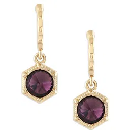 Zaveri Pearls Gold-Plated Contemporary Drop Earrings image 3