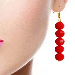 RICH AND FAMOUS Set of 6 Contemporary Crystal Stone Drop Earrings image 2