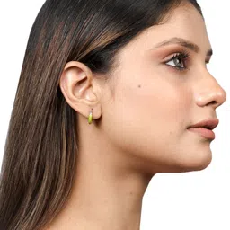 Arte Jewels Circular Hoop Earrings image 2