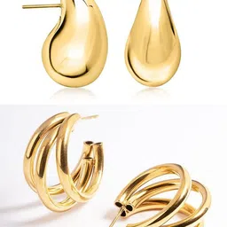 UnfoldSelf Contemporary Studs Earrings image 2