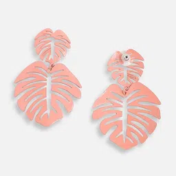AVANT-GARDE PARIS Leaf Shaped Drop Earrings image 2