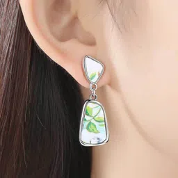 MYKI Multicoloured Contemporary Hoop Earrings image 4