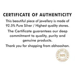 Abhooshan 92.5 Sterling Silver Contemporary Studs Earrings image 3