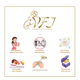 Vighnaharta Gold-Plated Geometric Drop Earrings image 5