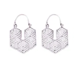 Studio One Love Geometric Hoop Earrings image 4