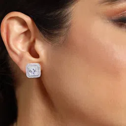 PRIVIU Square Studs Earrings image 3