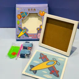 barbarik Diamond Painting Kits for Kids with Frame Cute Design Art & Crafts (Pack of 1)-picture-10