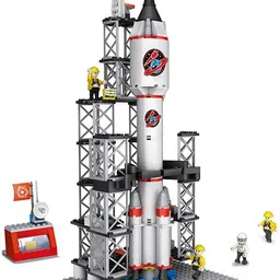 sr toys Spaceship Rocket Building Blocks Set, Educational Stem Building Toys For Kids-picture-17