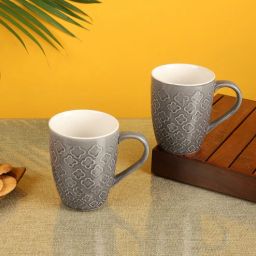 aakriti art creations Multicolor 180 ml Ceramic (Set of 2) Tea Cups-picture-41