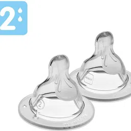 mam Silicone Bottle Nipples (Multicolour) Medium Flow Nipple image 2