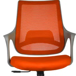 rose designer chairs Mono | 3-Years Warranty Included | Mid-Back Ergonomic Office Chair | Revolving| Mesh Office Arm Chair image 2