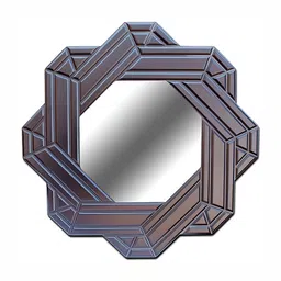 VAS collection home Ethnic Motifs Brown Wood Round Wall Mirrors-picture-26