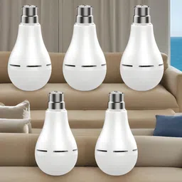 yaroh Inverter Bulb 9W LED 1200mAh battery 4 hrs emergency light Pack of 5 bulbMP78 4 hrs Bulb Emergency Light-picture-36