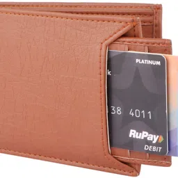 delcy Men Casual Brown Artificial Leather Wallet-picture-15
