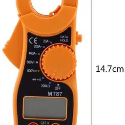 lavya Digital Clamp Multimeter AC DC Voltmeter Ammeter Ohmmeter Volt Tester LCD Meter Digital Multimeter image 3
