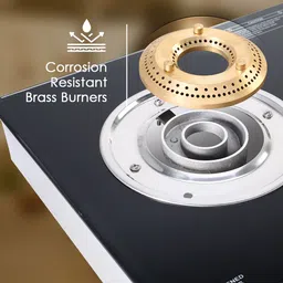 wonderchef Black Cooktop Glass Automatic Gas Stove image 3