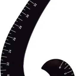 vikurajas Singlecurve Tailores Sleeve Scale and French Curve Ruler image 2
