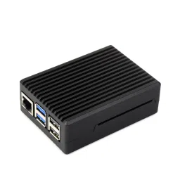 Waveshare Aluminum Case for Raspberry Pi 5 Stripe Grooved Case With Built-in Fan & Heatsink Pillars Raspberry Pi 5 Armor Case - RS7335 Waveshare Aluminum Case for Raspberry Pi 5 Stripe Grooved Case With Built-in Fan & Heatsink Pillars Raspberry Pi 5 Armor Case - RS7335-picture-35