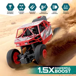 bvm Duster 2WD RC Car Toy for Kids, Rechargeable USB C-Type truck image 2