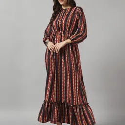 femvy Printed Crepe Stitched Anarkali Gown-picture-19