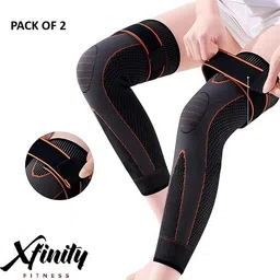 xfinity fitness Compression knee and calf sleeve cap support for men and women Knee Support Knee Support-picture-12