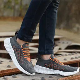 BIRDE Men Orange Sneakers-picture-35