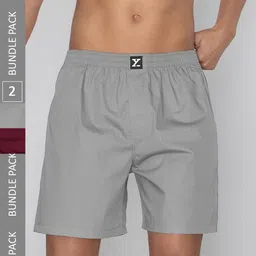 XYXX Men Pack Of 2 Pure Cotton Boxers-picture-30