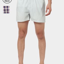 R&B Men Pack Of 2 Printed Pure Cotton Boxers-picture-32