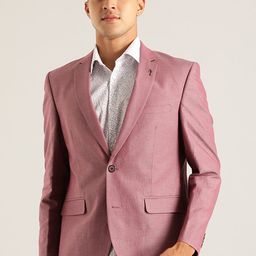 Indian Terrain Notched Lapel Single-Breasted Cotton Linen Blazer-picture-6