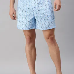 ONN Men Printed Pure Cotton Boxers-image-28