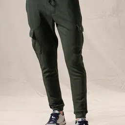 WROGN Men Mid Rise Slim-Fit Cotton Joggers-picture-12