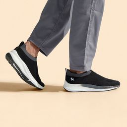 NEEMANS Unisex Textured Lightweight Comfort Insole Contrast Sole Slip-On Sneakers-picture-49