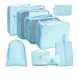 HOUSE OF QUIRK Set Of 9 Travel Luggage Organisers image 1