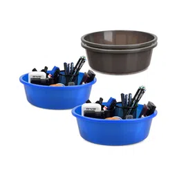 Kuber Industries Grey Set of 4 Regular Desk Organiser Organisers-picture-30