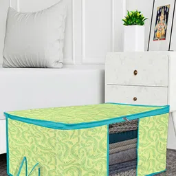 Kuber Industries Green 2 Pieces Non Woven Fabric Saree Organizers-image-96