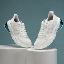 Red Tape Men Woven Design PU Sneakers-image-71