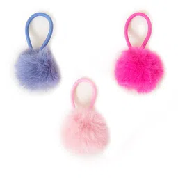 Accessorize Girls Set Of 3 Ponytail Holders-image-63