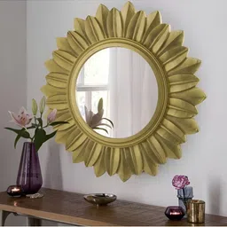VAS collection home Green Textured Wooden Wall Mirrors-picture-49