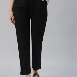 NeshamaKurti Women Pleated Cotton Regular Fit Trouser-picture-12