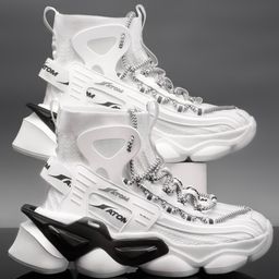 Atom Men Printed Mid Top Sneakers-picture-11