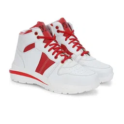 Hundo P Men Round Toe Mid-Top Lace-Ups Sneakers-picture-38