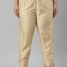 Go Colors Women Tailored Tapered Fit Pleated Mid Rise Trouser-picture-39