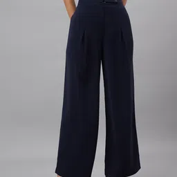 Latin Quarters Women Relaxed Slim Fit Easy Wash Formal Trousers-image-81