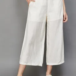 Melange by Lifestyle Women Mid Rise Culottes Trousers-image-45