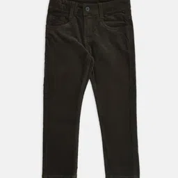 Pantaloons Junior Boys Olive Green Trousers-image-45